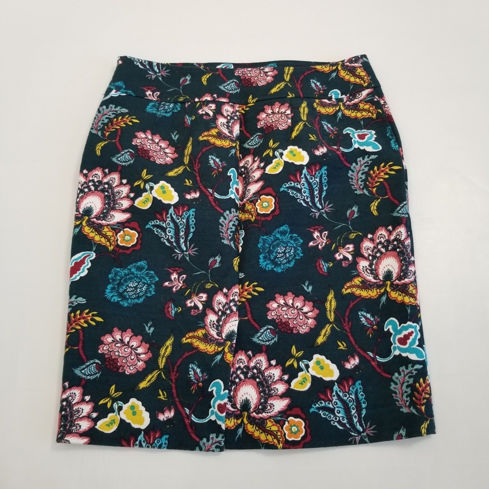 Ann Taylor Loft Floral Print Skirt Size 8 - Picture 5 of 7